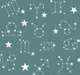 Starry Constellations - Slate Teal