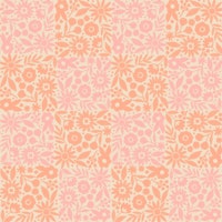 Floral Checkers - Autumn ταπετσαρία