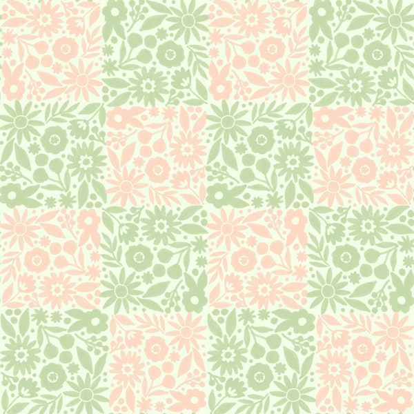 Floral Checkers - Spring