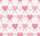 Happy Love Hearts Pink