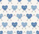 Happy Love Hearts Blue