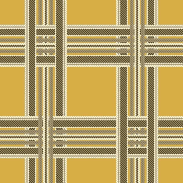 Mustard tartan wallpaper