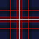 Navy and white tartan wallpaper