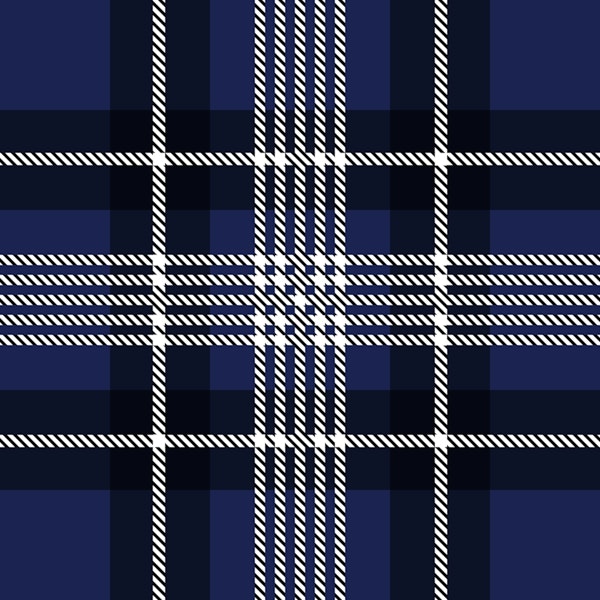 Navy and white tartan wallpaper 2