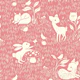 Sweet woodland friends - mono dusty rose