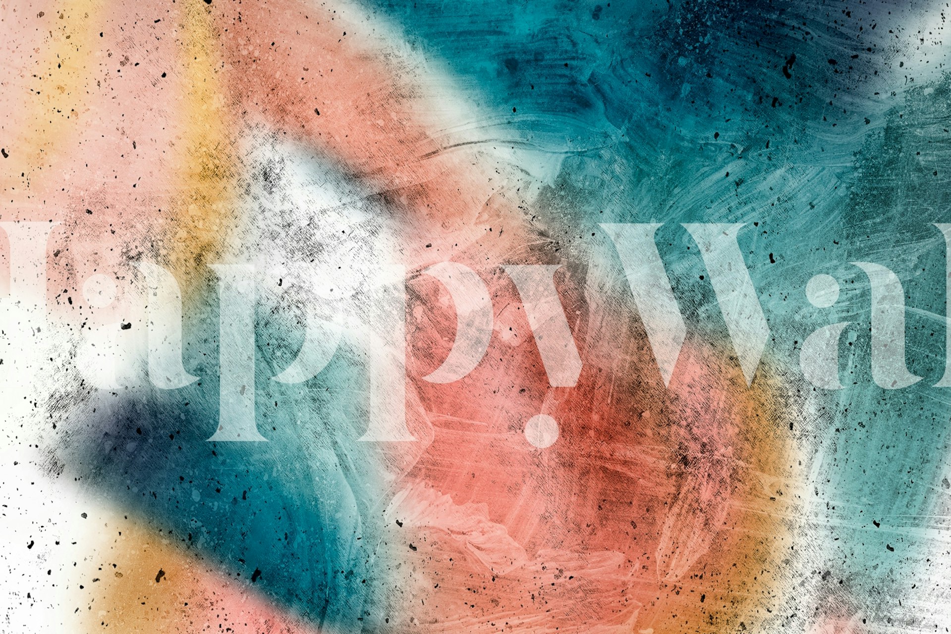 Textured Color Splash Abstract wallpaper in a room