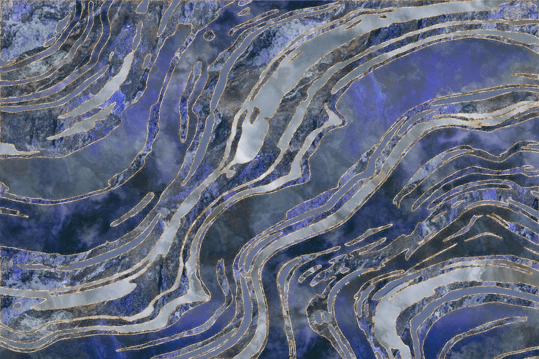 Синий мрамор бесшовная текстура