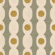 Retro Mod Geo Chain - Olive Green