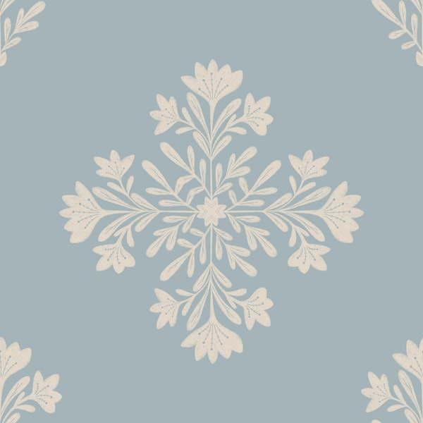 Chic Botanical Snowflake