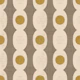 Retro Mod Geo Chain - Taupe - Mid Century