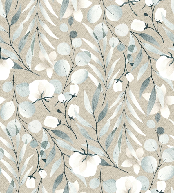 Eucalyptus Wedding - On Taupe