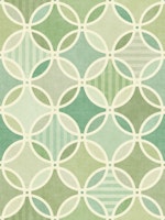 Geometric Harmony in Calm Sage wallpaper