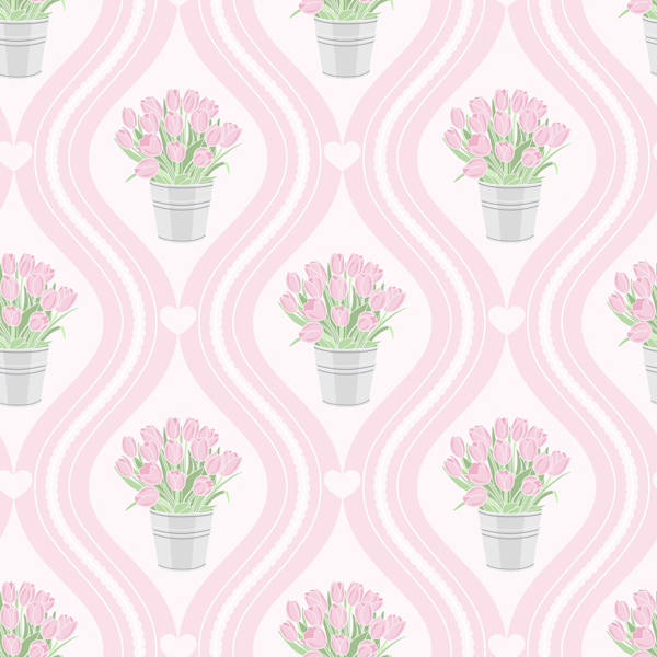 Spring Tulip Bouquet Charm