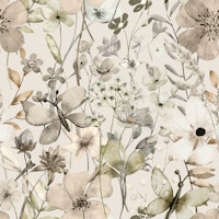 Flower paradise aesthetic shades tapete