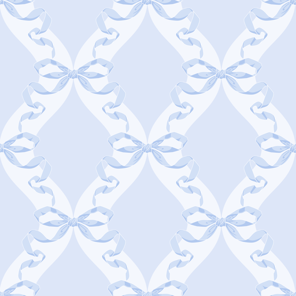 Serene Blue Ribbons