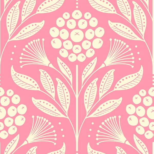 Lilly Pilly Damask - rose white