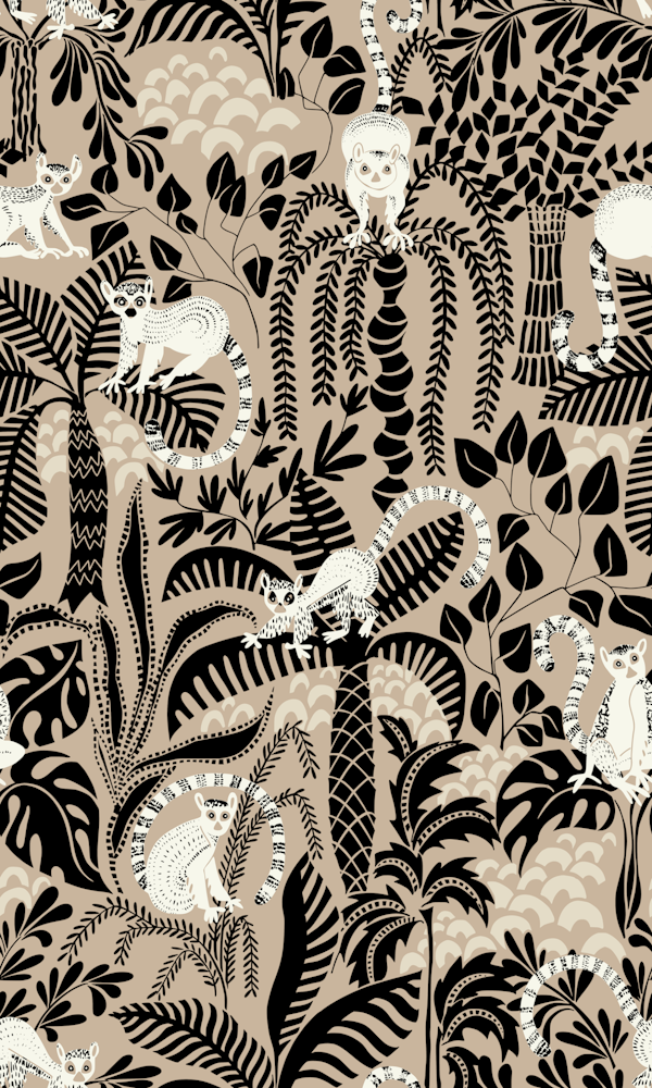 Jungle adventure bohemian black