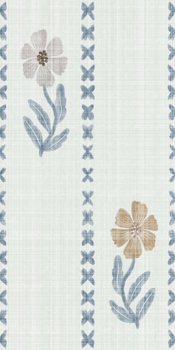 Elegant Flora Stripes