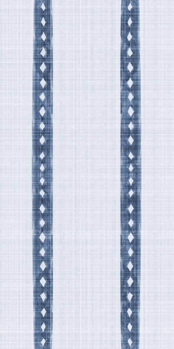 Indigo Shibori Stripe