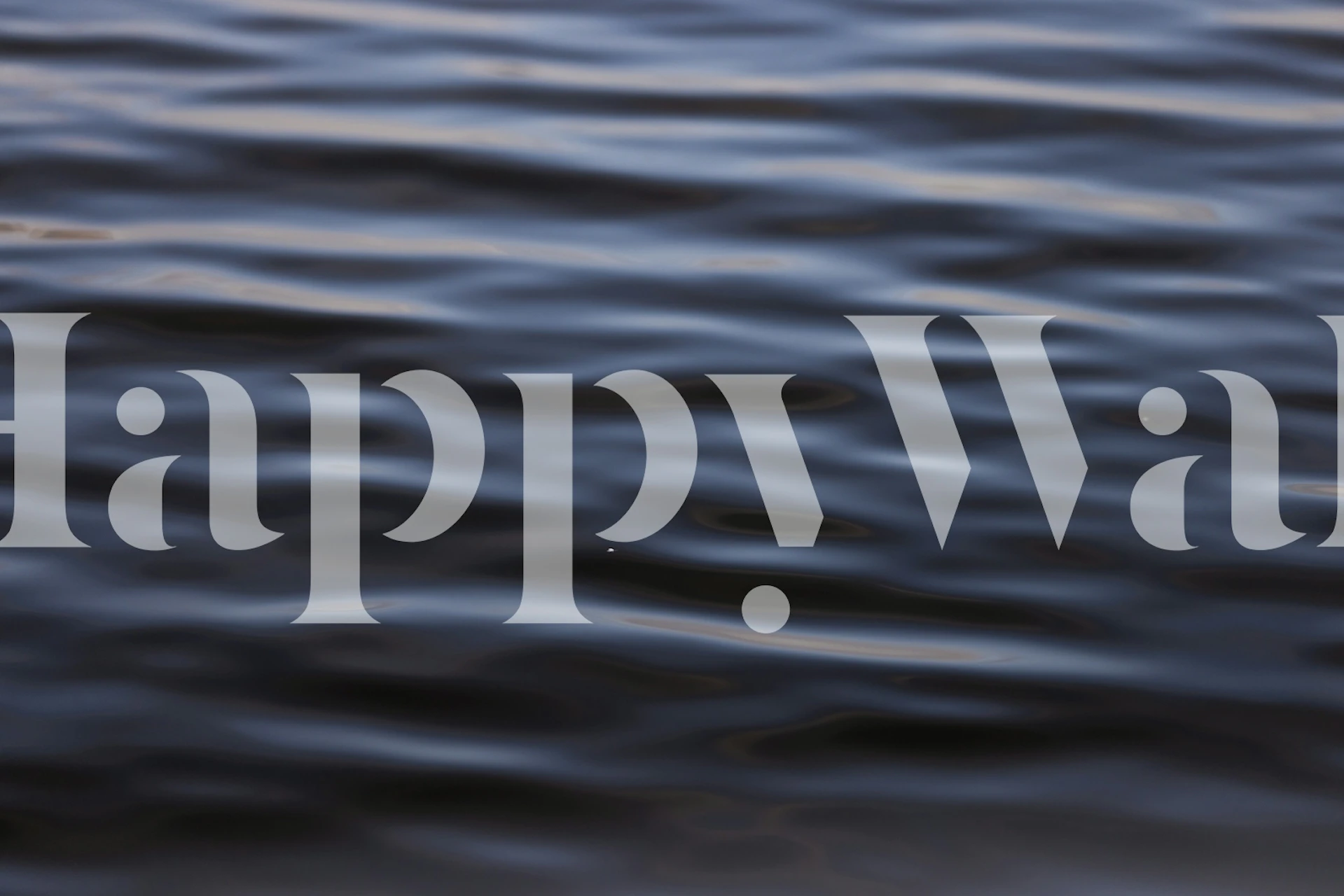 Papel pintado Blue Calm Waters en una habitación