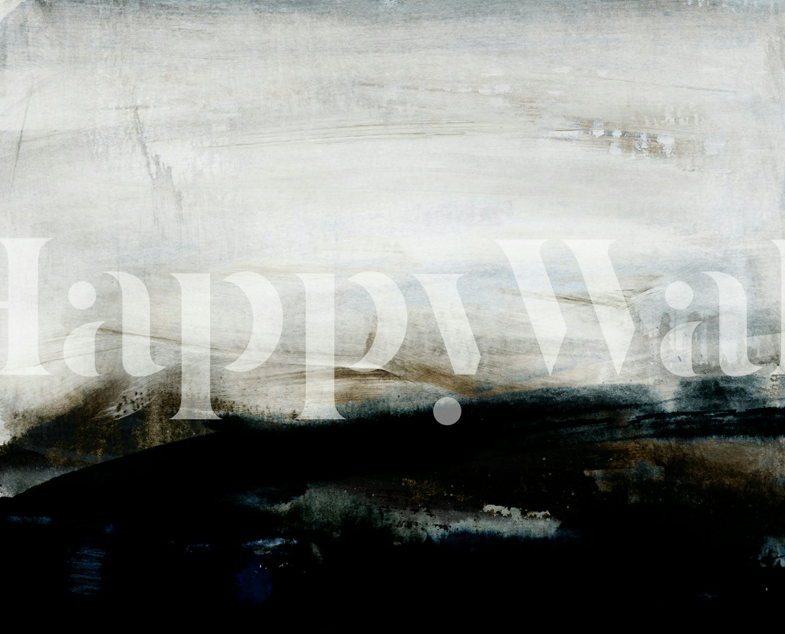 Watercolors 39 wallpaper displayed in a room