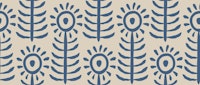 Minimal sunflower - navy on beige ταπετσαρία