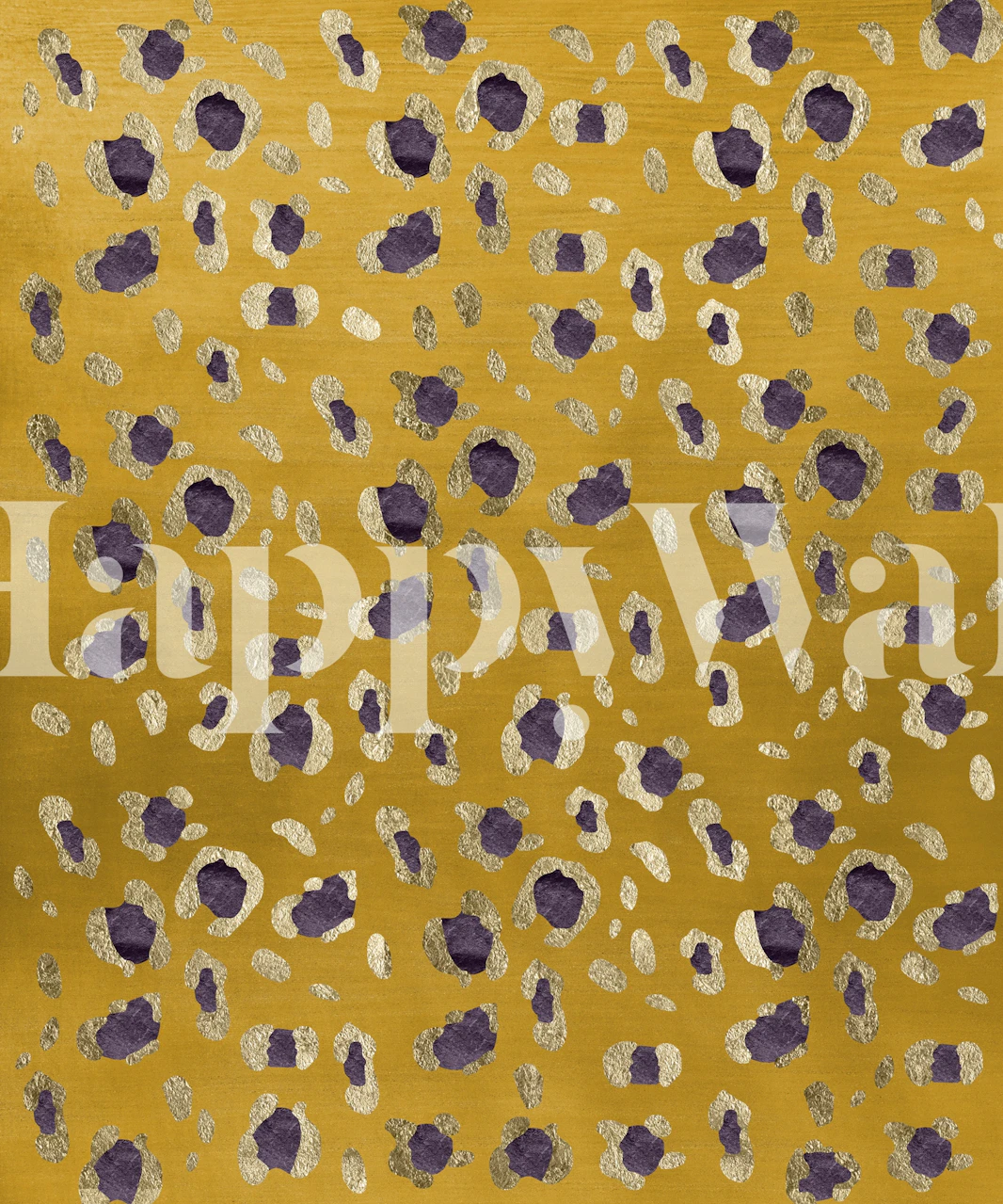 Leopard animal print tapet i et rom