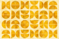 Geometric Yellow Bauhaus wallpaper