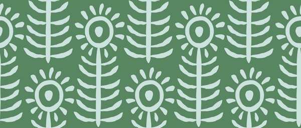 Minimal sunflower - green