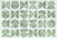 Geometric Green Tones Bauhaus wallpaper
