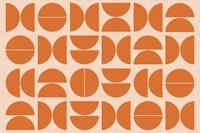Vivid Fall Bauhaus wallpaper