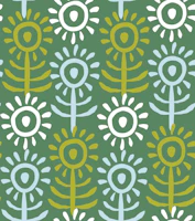 Sunflower field - green tapete