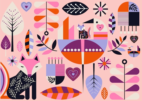 Enchanted Forest Pink