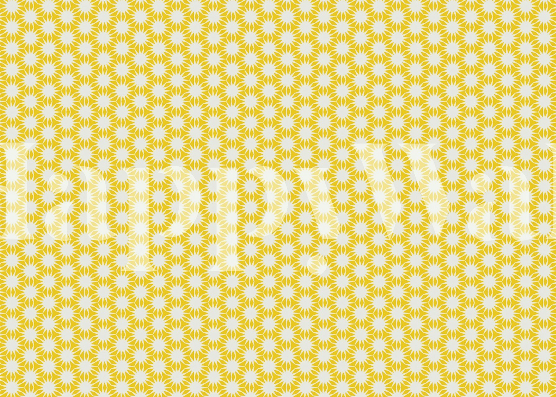 Sunny Pattern wallpaper in a bright room