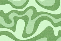 Verdant Flowing Waves wallpaper