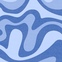 Groovy Blue Waves tapete