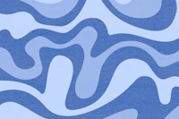 Groovy Blue Waves papiers peint