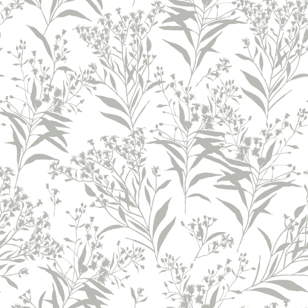 Ironweed Rustic Floral in blue fox grey