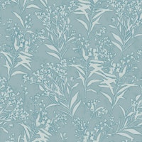 Ironweed Rustic Floral in smoky blues ταπετσαρία
