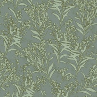 Ironweed Rustic Floral in smoky greens ταπετσαρία