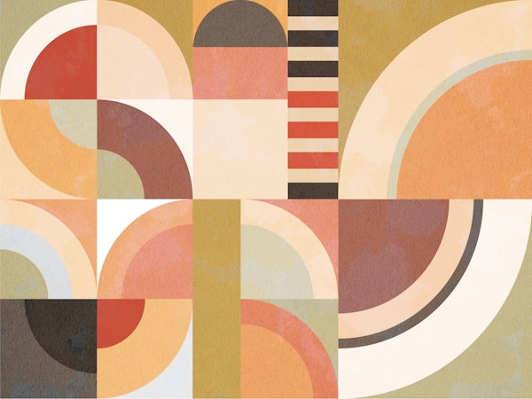 Bauhaus Geometric Earthy Fall