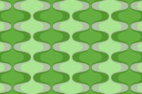 Geometric Vivid Green Vintage Abstract wallpaper