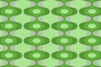 Vivid Green Vintage Geometric Abstract wallpaper