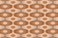 Earthy Vintage Abstract Geo tapet