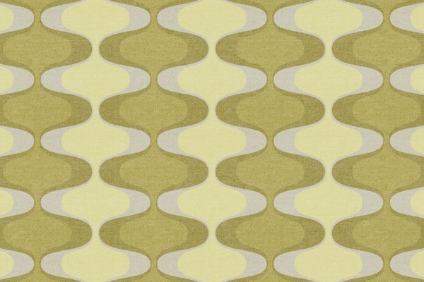 Soft Green Vintage Abstract Geo