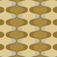 Retro Mod Curves Decor wallpaper