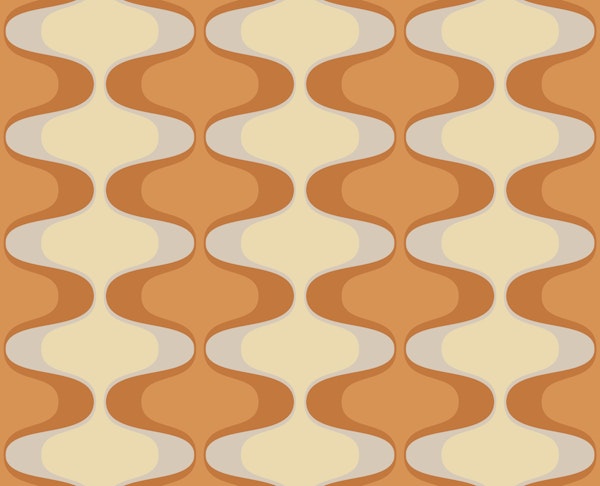 Retro Mod Curves Decor