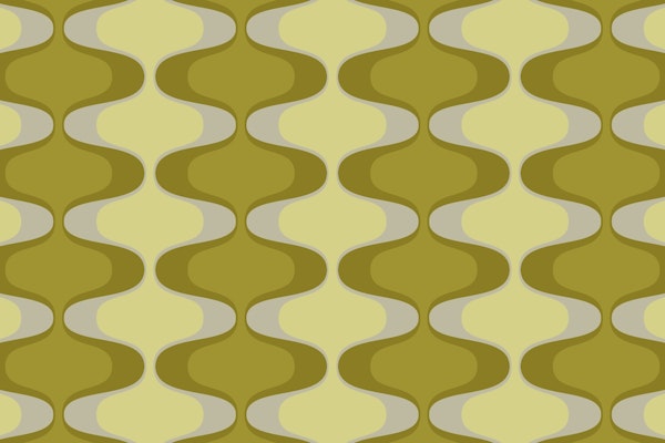 Abstract Retro Twist Geo