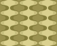 Abstract Retro Twist Geo tapeet