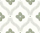 Quatrefoil trellis - sage green